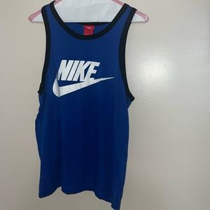 Nike, big boys blue Nike tank top/ size Medium